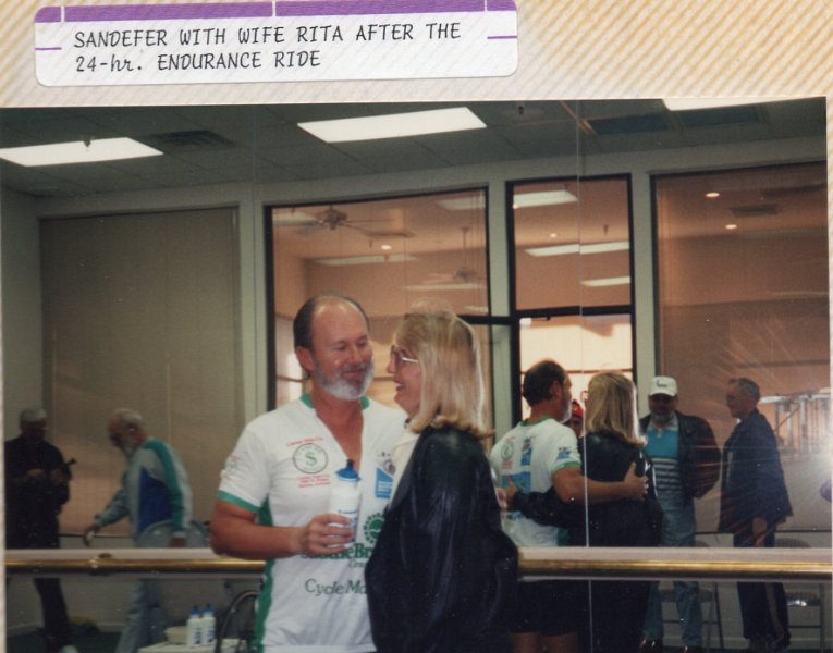 Ride - Dec 1993 - 24 Hour Endurance for Angel Tree - 22 - Congratulations from Wife Rita